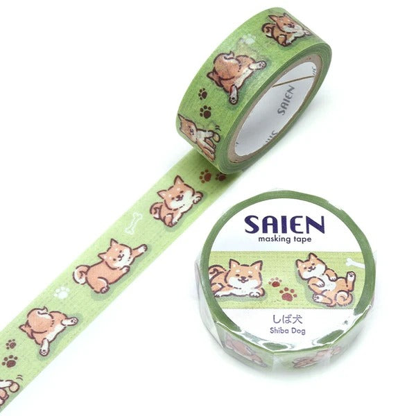 Washi Tape Japonais - Shiba Inu | Moshi Moshi Papeterie