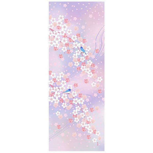 Tenugui Spilling Cherry Blossoms - Déco Japonaise | Moshi Moshi Paris