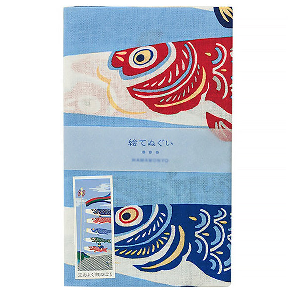 Tenugui Koinobori -  Carp Streamer in the Sky | Moshi Moshi Paris 