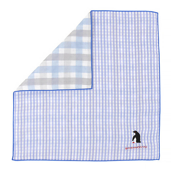 Serviette Japonaise Réversible - Pingouin | Moshi Moshi Boutique