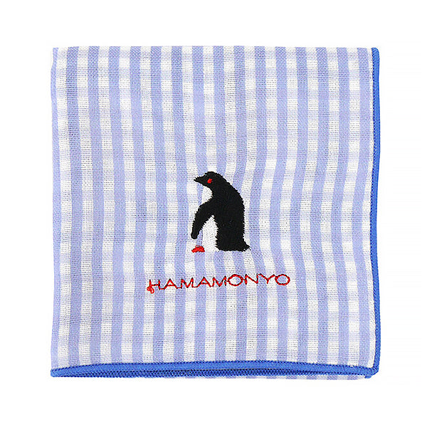 Serviette Japonaise Réversible - Pingouin | Moshi Moshi Boutique
