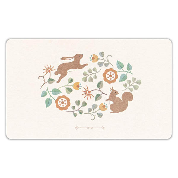 Mini Carte Enveloppe Lapin Usagi - Papeterie Japonaise | Moshi Moshi