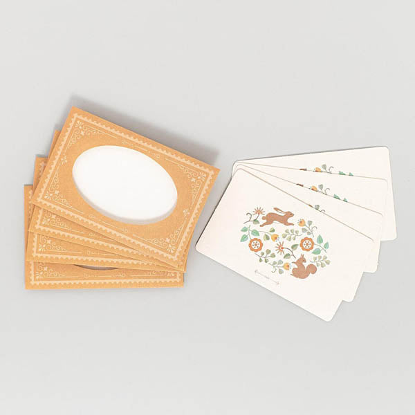 Mini Carte Enveloppe Lapin Usagi - Papeterie Japonaise | Moshi Moshi