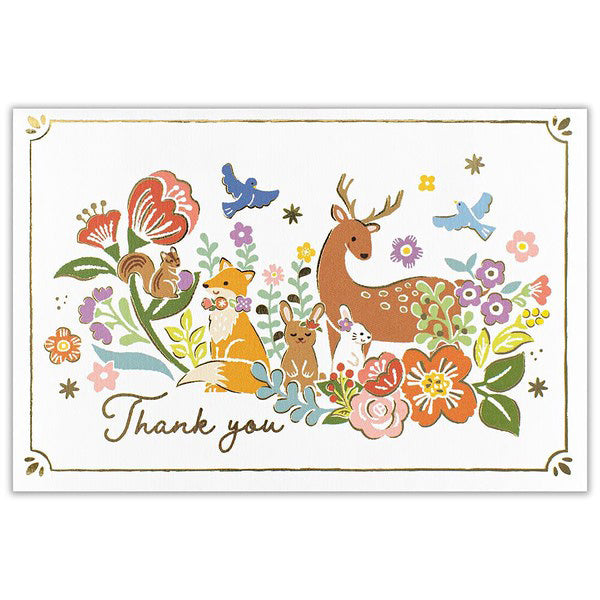 Carte Pop Up Forest - Merci | Moshi Moshi Papeterie Japonaise