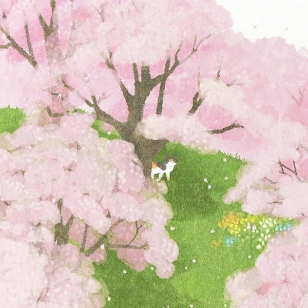 Carte Postale Spring Chat - Kawaii  | Moshi Moshi Papeterie Kawaii