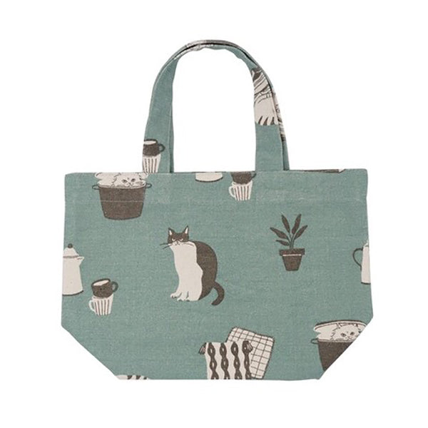 Mini Tote Bag Chat - Cat Plants | Moshi Moshi Boutique Paris