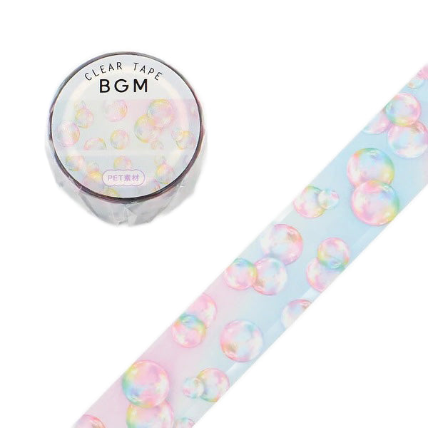 Clear Tape Japonais Colorful - Soap Bubble | Moshi Moshi Papeterie