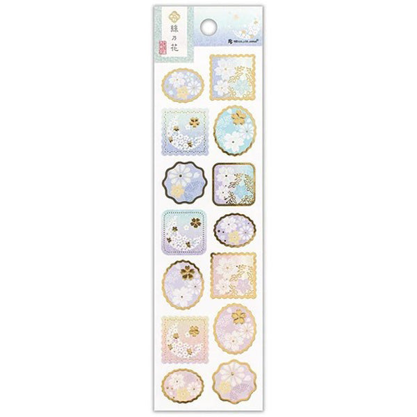 Stickers Glossy Seal -  Itonohana Shigetsu | Moshi Moshi Papeterie