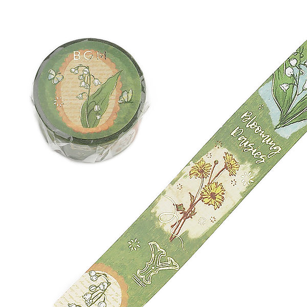 Washi Tape Japonais - Garden | Moshi Moshi Papeterie
