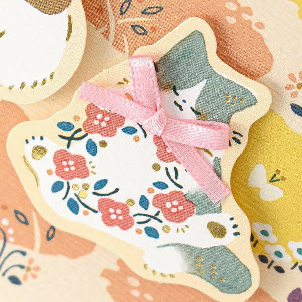 Carte de Vœux Chat - Cat Flower | Moshi Moshi Paris Japan