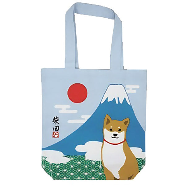 Tote Bag Shiba Mont Fuji - Fun & Design | Moshi Moshi Boutique Paris