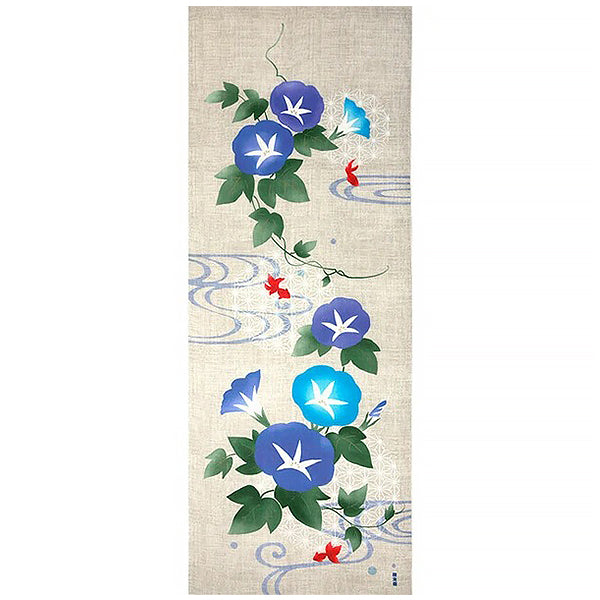 Tenugui Linen & The Morning Glory - Déco Japonaise | Moshi Moshi