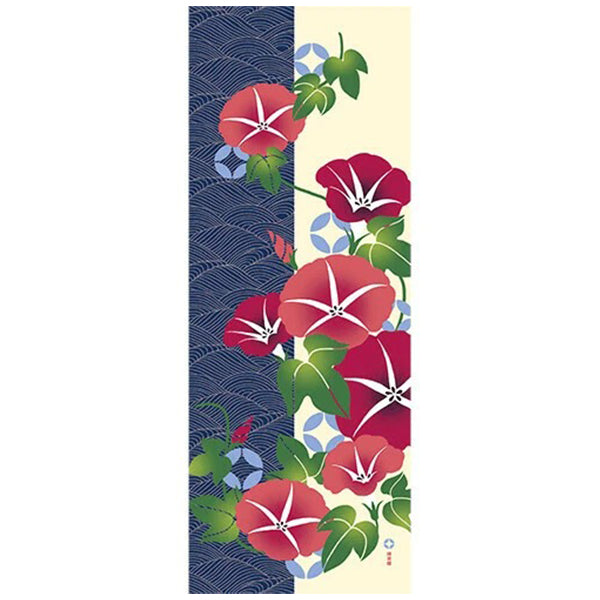 Tenugui Morning Glory - Déco Japonaise | Moshi Moshi Paris
