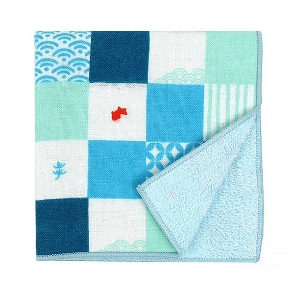 Serviette Japonaise - Goldfish | Moshi Moshi Paris Boutique