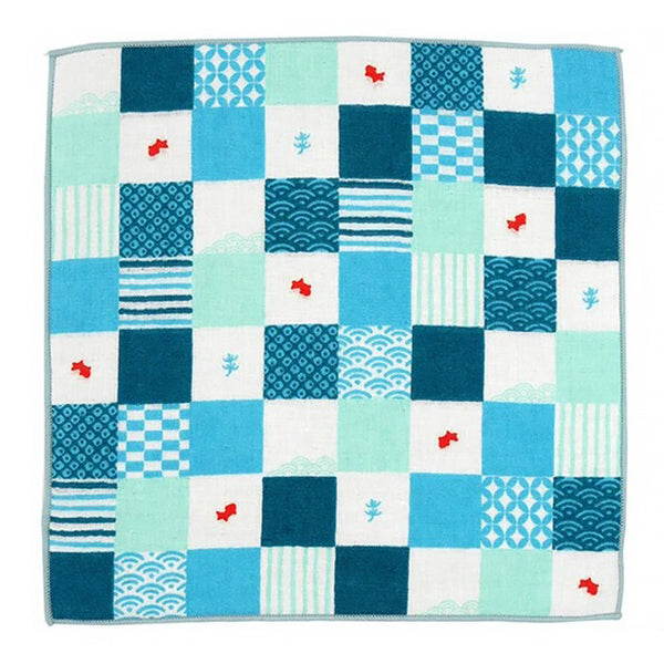 Serviette Japonaise - Goldfish | Moshi Moshi Paris Boutique