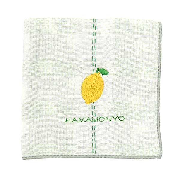 Serviette Japonaise Réversible - Lemon | Moshi Moshi Boutique 