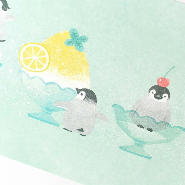 Carte Postale Pingouin Bingsu - Made in Japan | Moshi Moshi Paris
