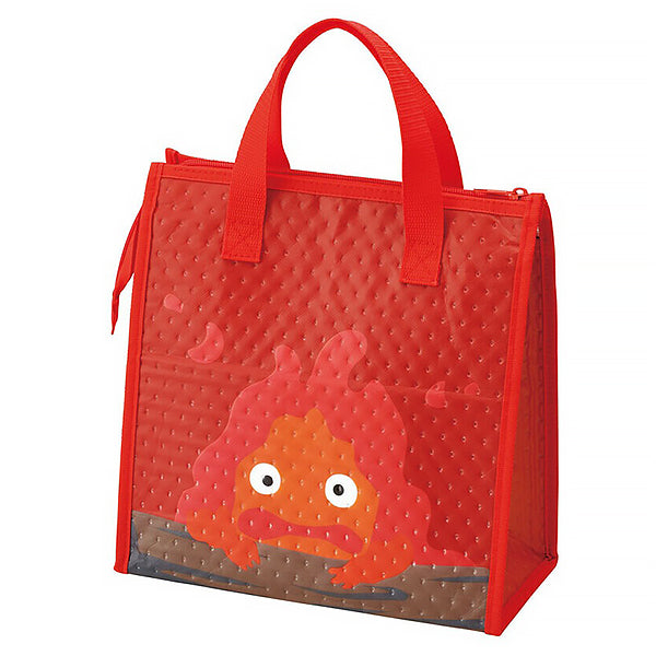 TSOTMO Sac Fourre-Tout Calcifer Le Château Ambulant - Sac Totoro Anime Japonais, Cadeau Fan Studio Ghibli