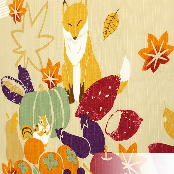 Furoshiki kobu - Kitsuné Autumn Gift | Moshi Moshi Boutique