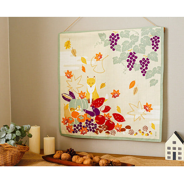 Furoshiki kobu - Kitsuné Autumn Gift | Moshi Moshi Boutique