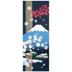 Tenugui Mont Fuji - Les Quatre Saisons | Moshi Moshi Paris Boutique