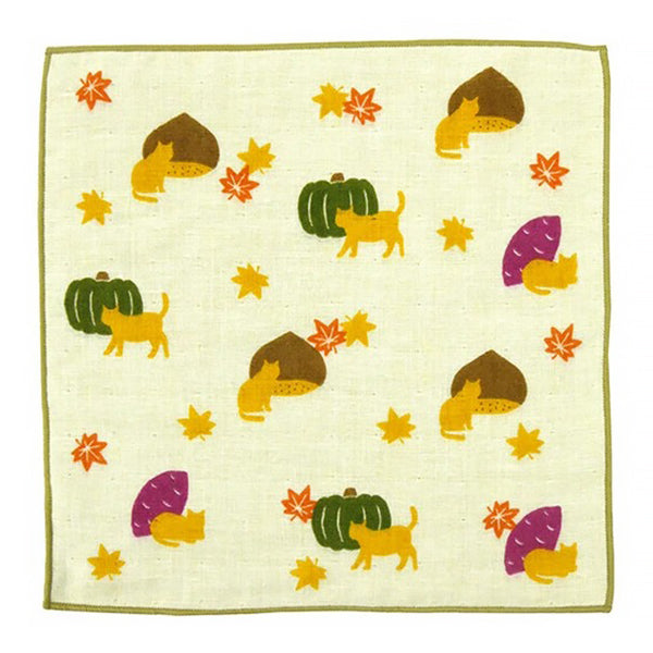 Serviette Japonaise - Imokori Cat | Moshi Moshi Paris Boutique