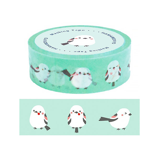 Masking Tape Yuko - Birds Green | Moshi Moshi Paris Japan