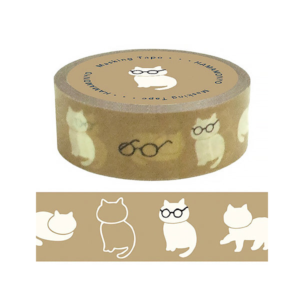 Masking Tape Chat - Cat Study | Moshi Moshi Papeterie Japonaise