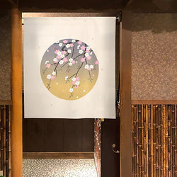 Noren Cherry Blossom Window - Déco Japonaise | Moshi Moshi