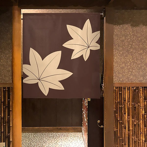 Noren Fleur d'Erable - Décoration Japonaise | Moshi Moshi Paris