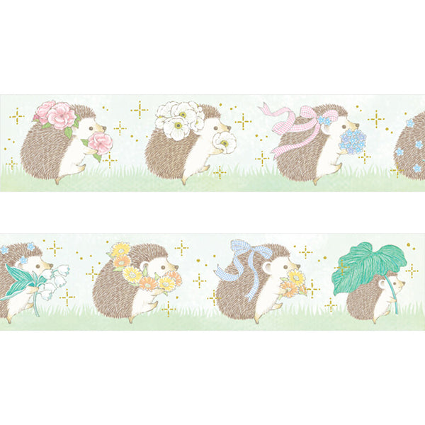 Washi Gold Hérisson - Papeterie Japonaise | Moshi Moshi Paris 1er