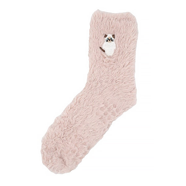 Chaussette D'Intérieur Fluffy Chat - Kawaii | Moshi Moshi Paris Japan