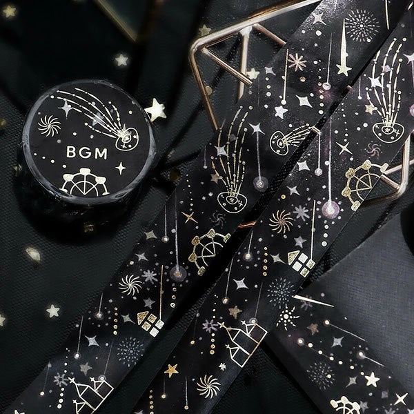 Washi Tape Star Magic Book - Darkness | Moshi Moshi Paris