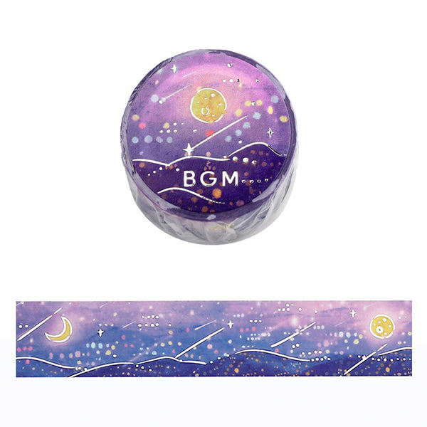 Washi Tape Night Of Shooting Stars - Light | Moshi Moshi 