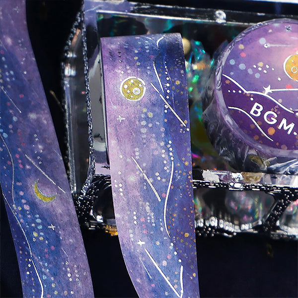 Washi Tape Night Of Shooting Stars - Light | Moshi Moshi 