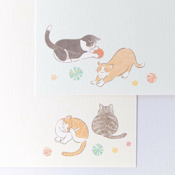 Papier Lettre Yufumi Chat - Papeterie Kawaii | Moshi Moshi Paris 