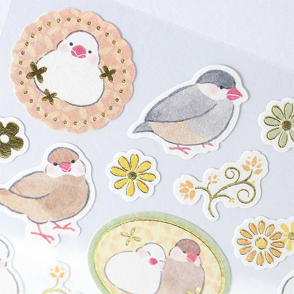 Stickers Seal Fumitori Bantori - Feuille d'Or | Moshi Moshi Papeterie 