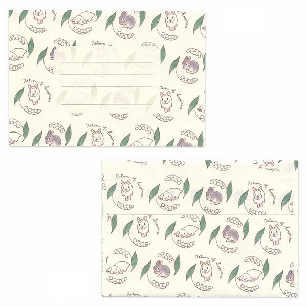 Papier Lettre & Enveloppe kawaii - Usagi Motoko Muget | Moshi Moshi 