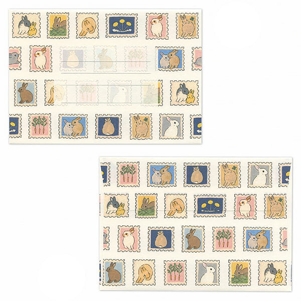 Papier Lettre & Enveloppe Usagi Motoko - Stamp | Moshi Moshi
