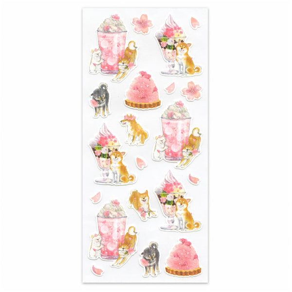 Stickers Sakura Shiba - Japanese Ice Cream | Moshi Moshi Paris Japan