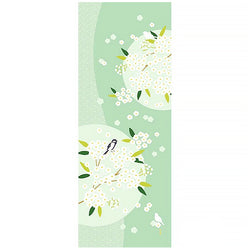 Tenugui Kodemari Blossoms - Made in Japan | Moshi Moshi Paris