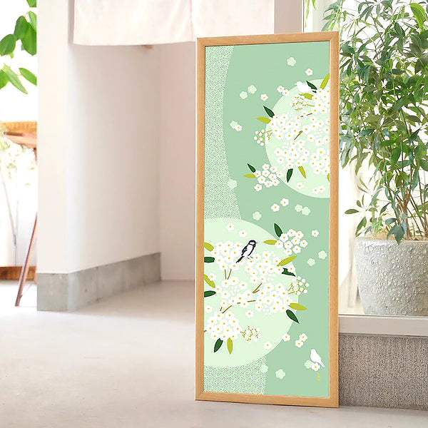 Tenugui Kodemari Blossoms - Made in Japan | Moshi Moshi Paris