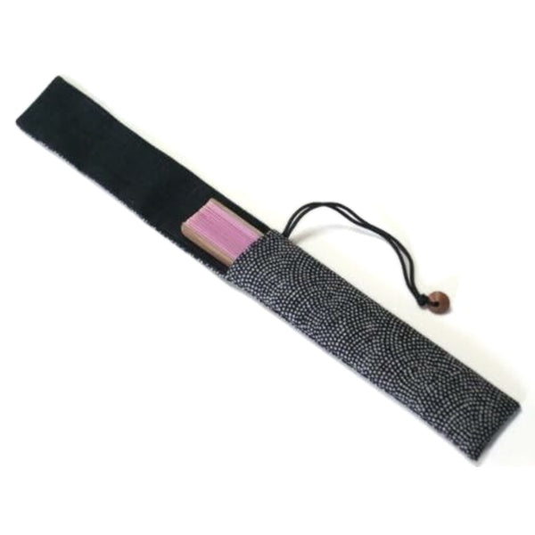 Etui à Baguettes Hinata - Shameskin, Navy | Moshi Moshi Paris