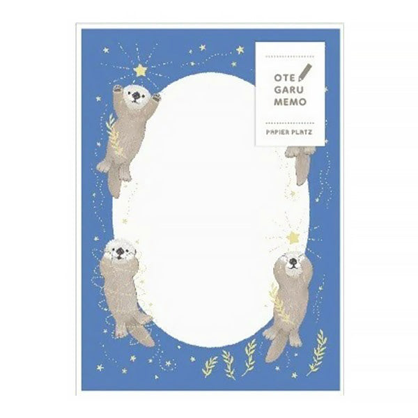 Memo Pad Otegaru - Loutre | Moshi Moshi Papeterie