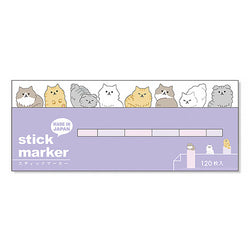 Marque Page Sticker Chat - Papeterie Kawaii | Moshi Moshi Paris Japan