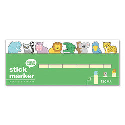Marque Page Sticker - Happy Animals | Moshi Moshi Papeterie Kawaii