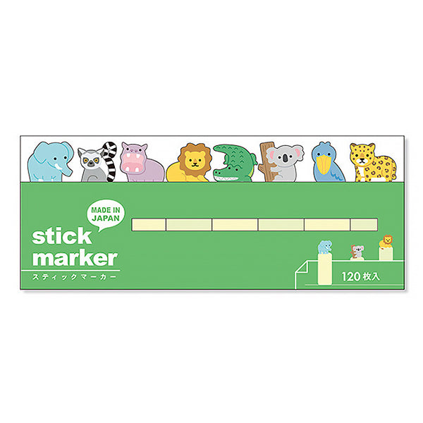 Marque Page Sticker - Happy Animals | Moshi Moshi Papeterie Kawaii