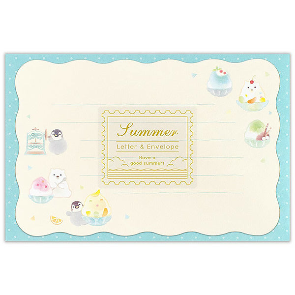 Papier Lettre & Enveloppe Bingsu - Papeterie Kawaii | Moshi Moshi