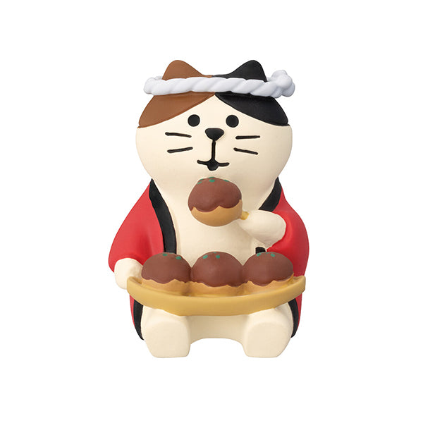 Mini Figurine Chat Takoyaki - Edition Limitée | Moshi Moshi 