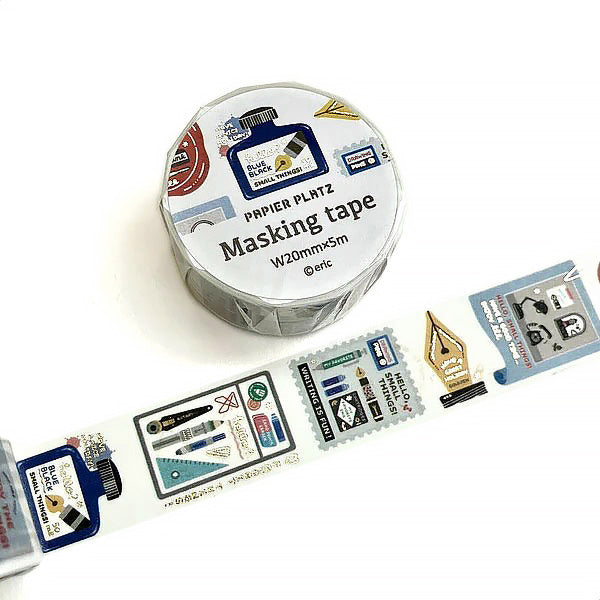Washi Tape Japonais Eric - Writting | Moshi Moshi Paris